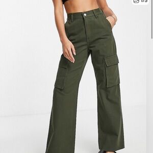 Dr. Denim Olive Cargo Trousers